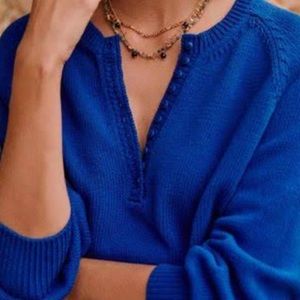 EUC Sezane Leontine Jumper Blue - Size XS
